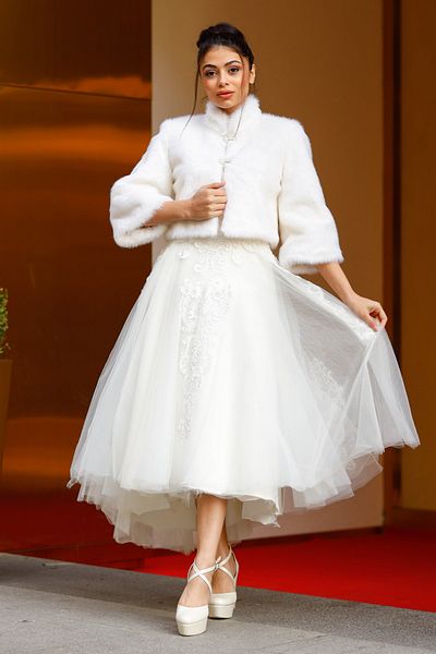 Turkuaz Bridal Etol, Fur, Jacket, Fur Jacket Off White