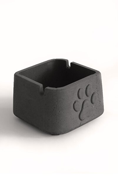 Ghogol Home Πιάτο άσβεστου από σκυρόδεμα - Μαύρο