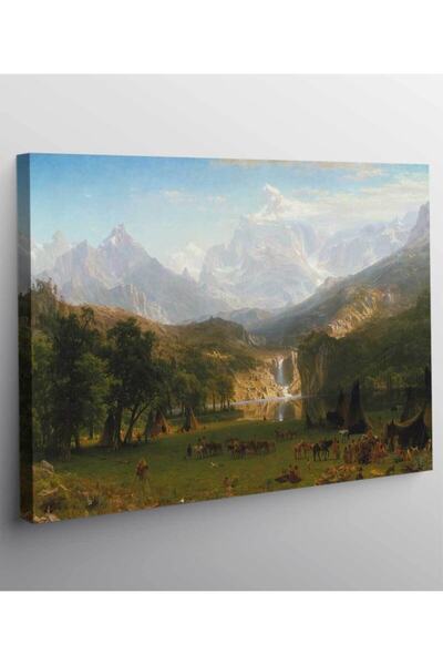 VeraStore Albert Bierstadt the Lander Summit of the Rocky Mountains Canvas Print