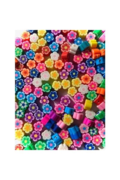 Caglar Accessories (40 buc) argilă polimerică Fimo mărgele cu figuri de flori...