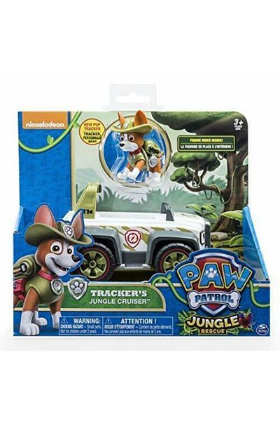 PAW PATROL S2 Tracker Jungle Cruiser - Duty Vehicle & Heroes