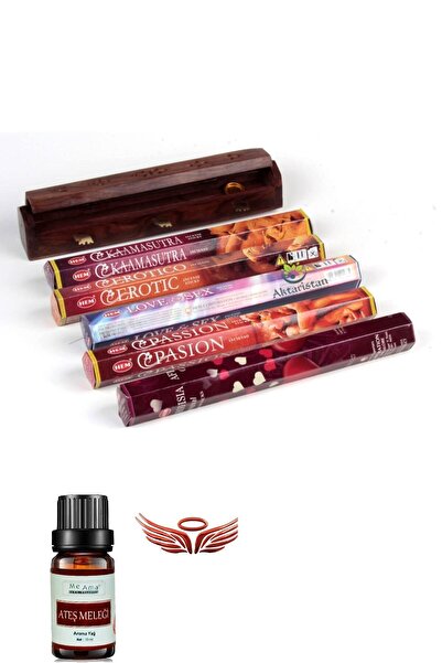 Hem Tütsü Afrodizyak Etkili Tütsü Seti 100 Adet+tütsü Tabutu Ve Ateş Meleği B...