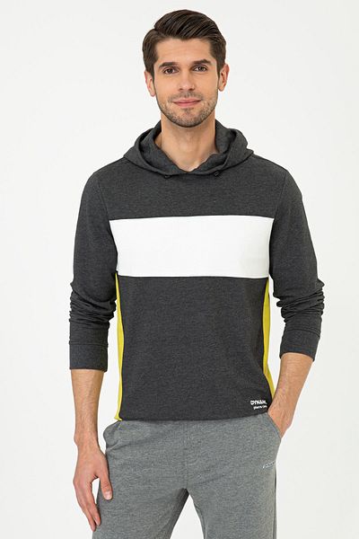 Pierre Cardin Γκρι ανδρικό φούτερ G021SZ082.000.1288083