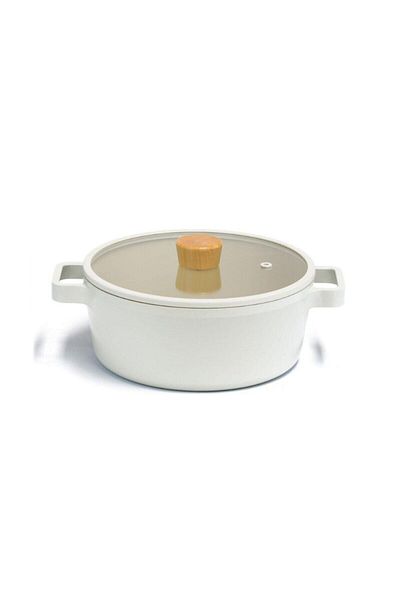 NEOFLAM Fika Cast Aluminum Pot with Glass Lid 22 Cm X 9 Cm D-neof222