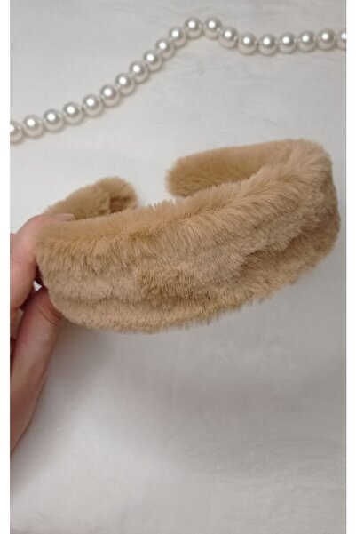 İLKYAZ إكسسوار تاج من القطيفة من شعر الجمل