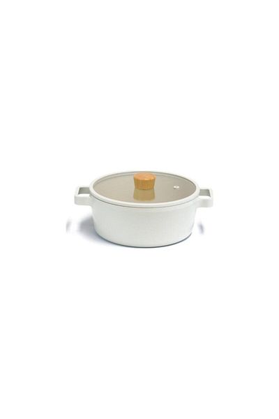 NEOFLAM Fika Cast Aluminum Pot with Glass Lid 22 Cm X 9 Cm