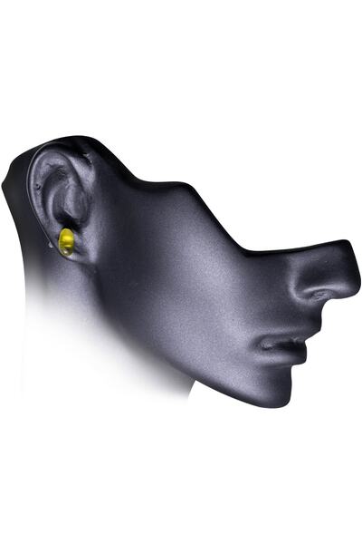 Tesbih Atölyesi Sertifikalı Kadın Doğal Damla Kehribar Küpe