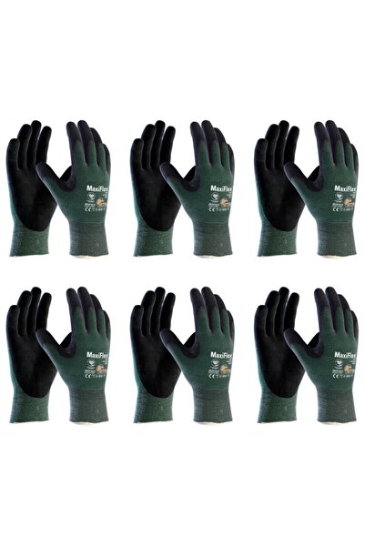 ATG Maxiflex® Cut™ 34-8743 Palm Kesilmeye Dayanıklı Eldiven Large No:9 6 Çift