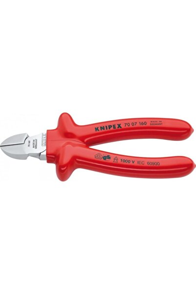 Knipex 70 07 180 Yan Keski, Daldırma Izolelei Vde 180 Mm