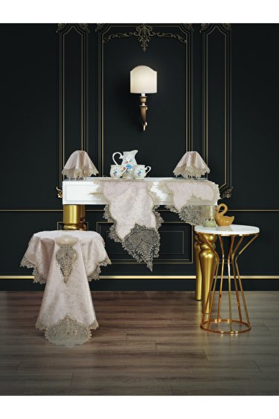 İLHANLAR Melisa Kadife Salon Takımı 5 Parça