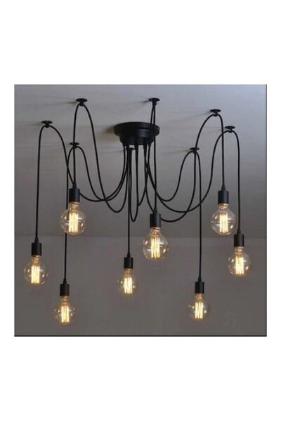 Edison G95 Flamanlı Rustik Led Ampul 10'lu Dekoratif Vintage Aydınlatma - Gün Işığı Büyük Led Tasarruflu