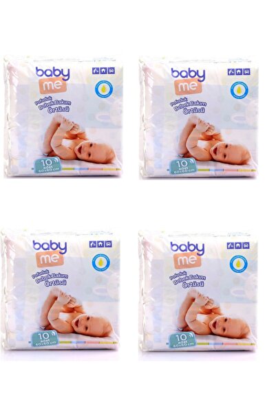 Baby&Me Baby Me Fluffy Diaper Changing Cover 60X60 cm 10 Pieces X 4 Pieces