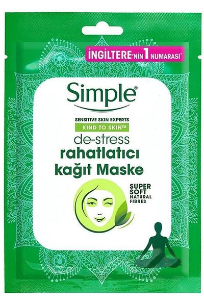 Simple De-stress Relaxing Paper Hair Mask