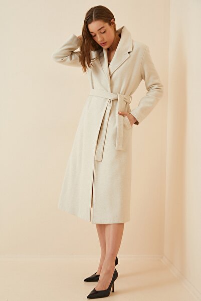 Happiness İstanbul Mantel - Beige - Parkas