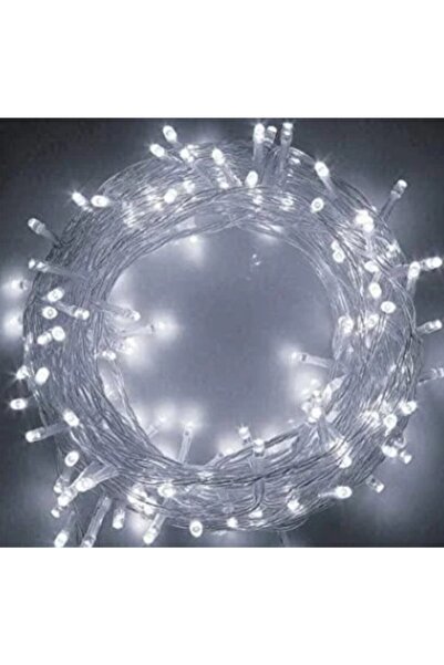 ZUV Led Işık Beyaz Renkli Yılbaşı Süsü Iç Ve Dış Mekan Dekorasyon Işığı 10 Me...