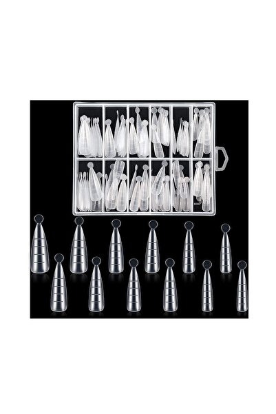 alaraycosmetics Stiletto Ve Küt Kullanıma Uygun Poly Jel Kalıp Form Tips 100 ...