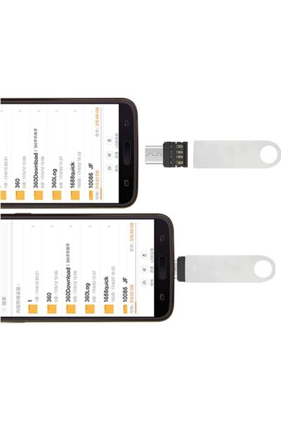 Alfais 4497 Type C To Usb Çevirici Mini Dönüştürücü Adaptör
