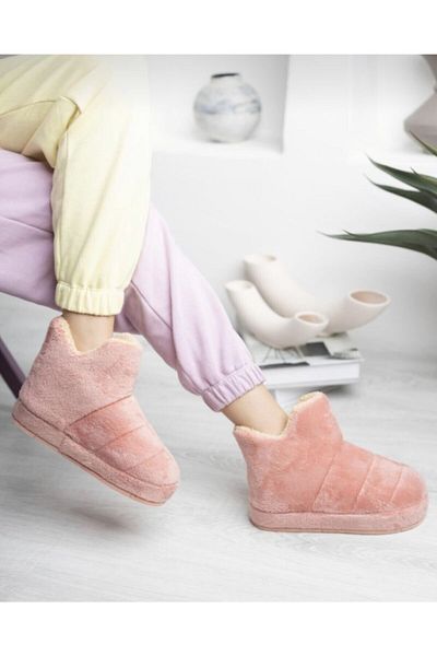 emkatek Γυναικείες μπότες σε σκόνη Pink Daily Home