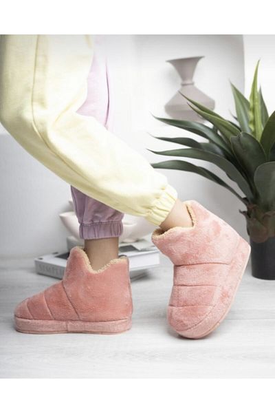 emkatek Γυναικείες μπότες σε σκόνη Pink Daily Home