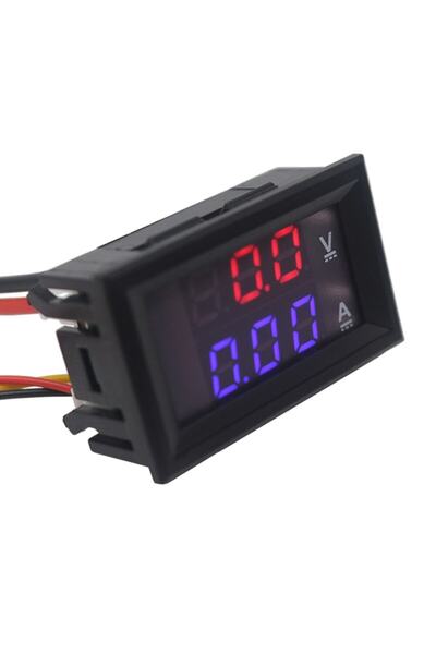 SANEC Dijital Voltmetre Dijital Ampermetre Dc 100v 10a Gerilim Akım