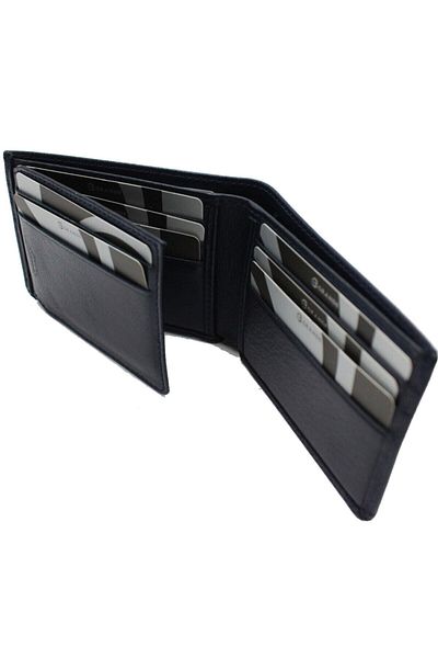 Grande Navy Blue Genuine Leather Men's Wallet - 1410