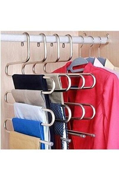 Yusel Home 5-slojna vješalica za pantalone, šalove i šalove u ormariću, pamet...