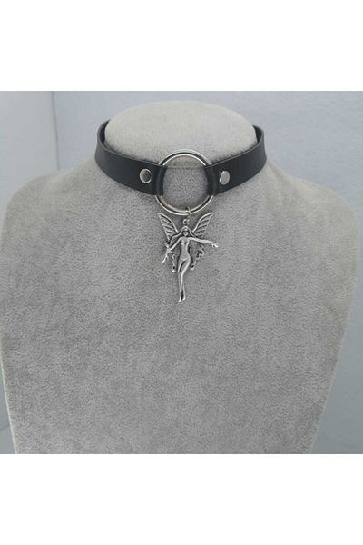 Fugusugu Gothic Praying Angel Choker