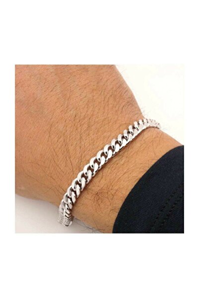 TREND COLLECTİON Interlocking Chain Model Classic Men's Bracelet