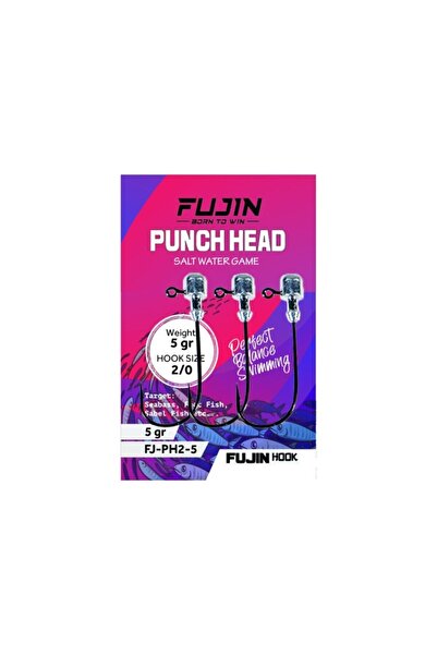 Fujin Punch Head Jighead Fj-ph #1/0 5gr