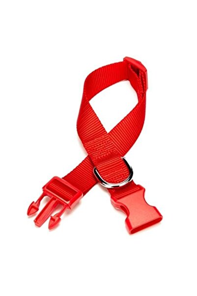 Doggie Classic Dokuma Köpek Boyun Tasması Medium Kırmızı 3x45-60 Cm