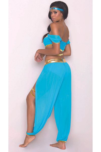 For Dreams Costum de dansator albastru pentru femei - 8120