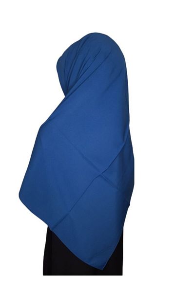 modi Κασκόλ Medina Silk Μεγάλο Μέγεθος 110x110 Τζιν Μπλε