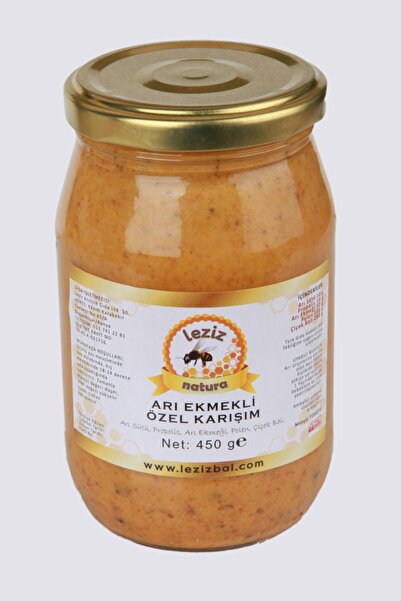 Leziz Natura Propolis - Arı Sütü - Arı Ekmeği - Polen Karışımı 450 gr