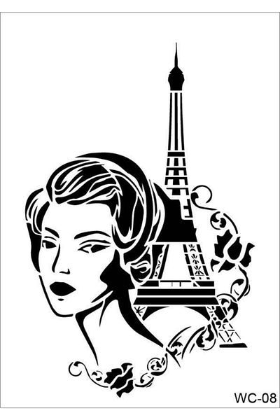 Cadence Women's Silhouette Stencil Wc08 21x29