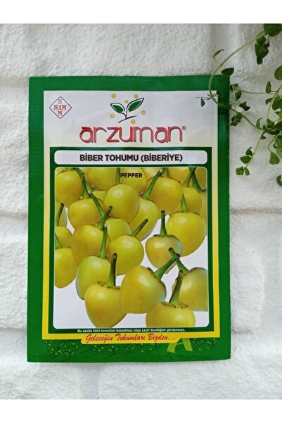 Asenya Misket Biber Tohumu 1 Paket ( 5 Gram ) Turşuluk Biber Tohumu Biberiye ...