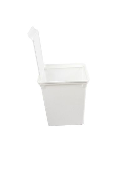 QUTU Λευκός κάδος απορριμμάτων Q-trash Bin 10 L