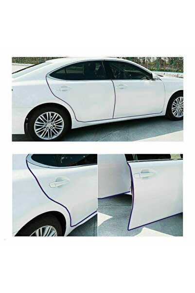 C9 Mavi Oto Kapı Fitili Çizilme Çarpma Önleyici Araç Kapı Koruyucu Fitil 5 Metre