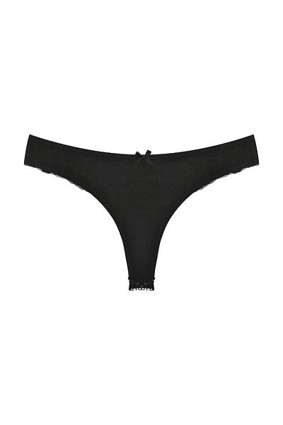 Zena Cotton Lace String Women's Panties - Set of 3