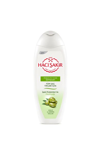 Hacı Şakir Olive Oil Shampoo for All Hair Types 500 ml