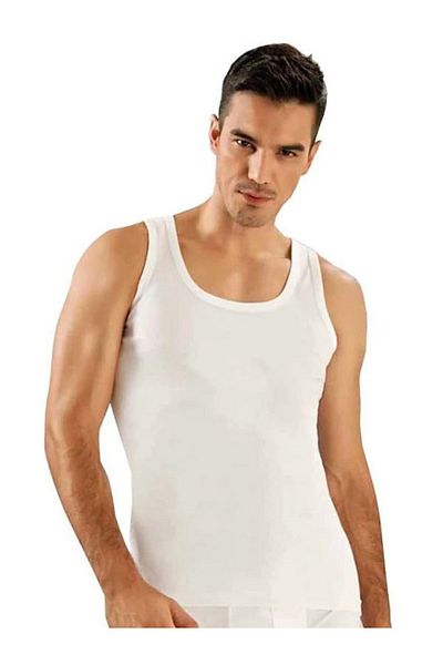 BAHHAR - Soft Bamboo Fabric, Men's Hanging Tank Top