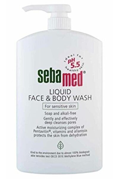 Sebamed Yüz Ve Vücut Temizleyici Likit 1000ml | Hassas Ciltler