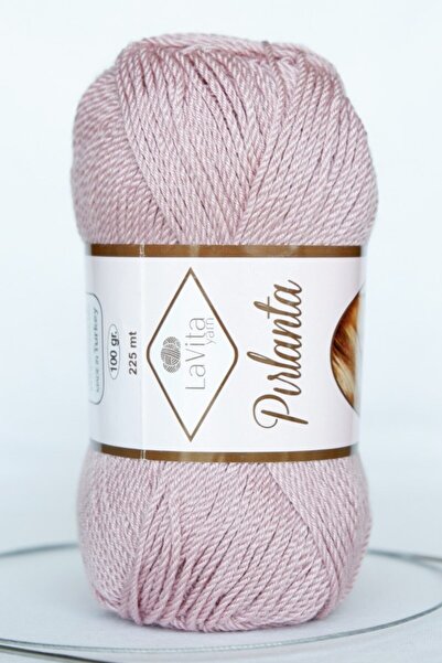 LaVita Yarn خيط الحياكة اليدوية دايموند أميجورومي تاكا غزل (روز-4134)