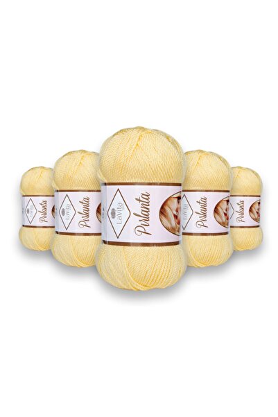 LaVita Yarn П'ятипакетна нитка для в'язання амігурумі Taka Yarn (жовта-2001)