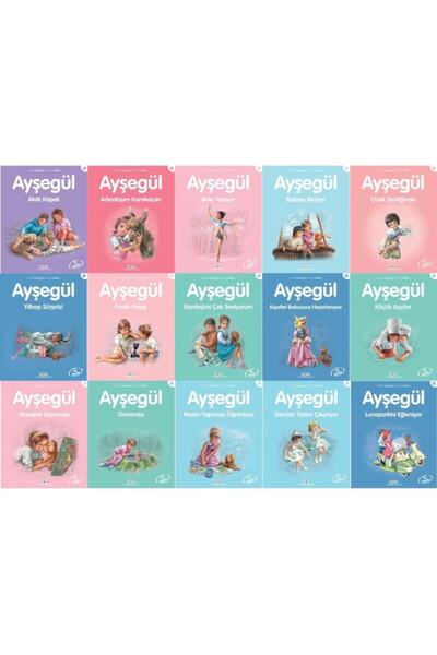 Yapı Kredi Yayınları Ayşegül Serisi 15 Li Kitap Seti - Gilbert Delahaye