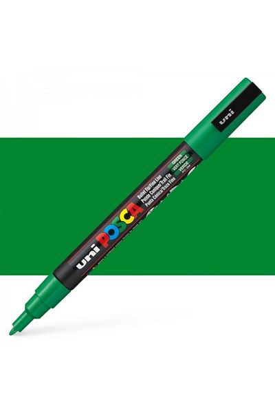 Uni Posca Marker Pc-3m / 0.9-1.3mm Green
