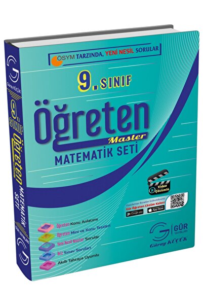 Gür Yayınları Öğreten Matematik Fasikülleri 9. Sınıf Master Matematik Seti