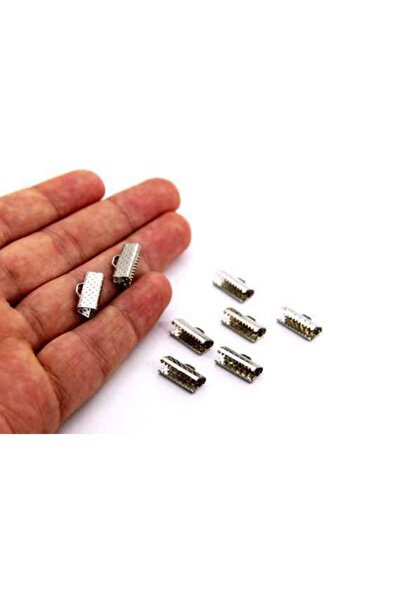 yfhobi 10 Adet- 6x15 Mm Desenli Timsah Kapama, Kulplu Dişli Sıkıştırma Kolye ...