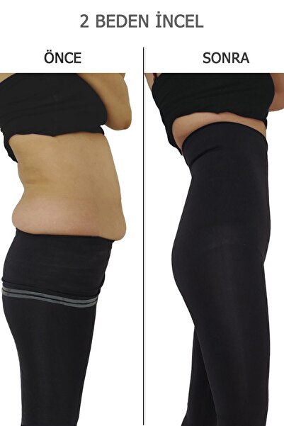 bejamonti Crni Visok struk korzet leggins Oblikuje figuru korzet