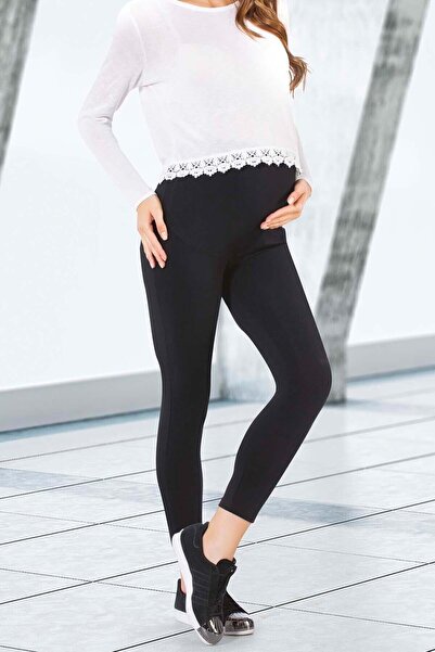 Momslab Ženske crne trudničke tajice - Ty-15