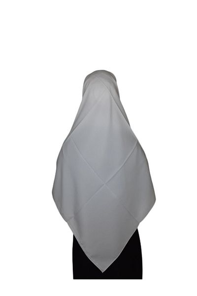 modi Κασκόλ Medina Silk Μεγάλο Μέγεθος 110x110 Λευκό